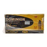 "455 Colt CF 265gr.By Dominion (AM1011)" - 1 of 2