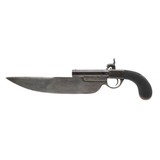 "Unmarked Knife Pistol Unwin and Rodgers Marked Sheath (AH8250)" - 12 of 13