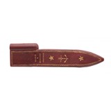 "Unmarked Knife Pistol Unwin and Rodgers Marked Sheath (AH8250)" - 4 of 13