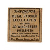 ".30 Winchester Metal Patched Bullets (AM1509)"