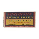 "22LR Winchester Super Speed Cartridges 9AM1540)" - 1 of 2