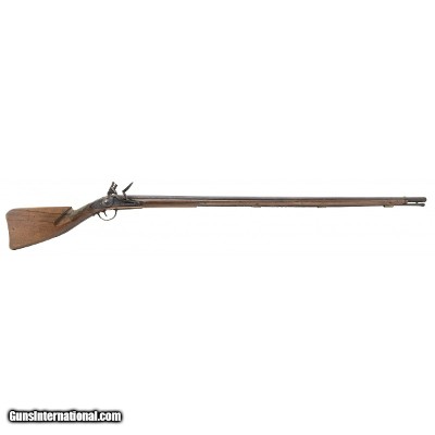 "Revolutionary War Era Club-Butt flintlock musket .74 caliber (AL8143)"