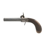 "Beautiful Cased English Box Lock Pistol by Cowan (AH8346)" - 16 of 17