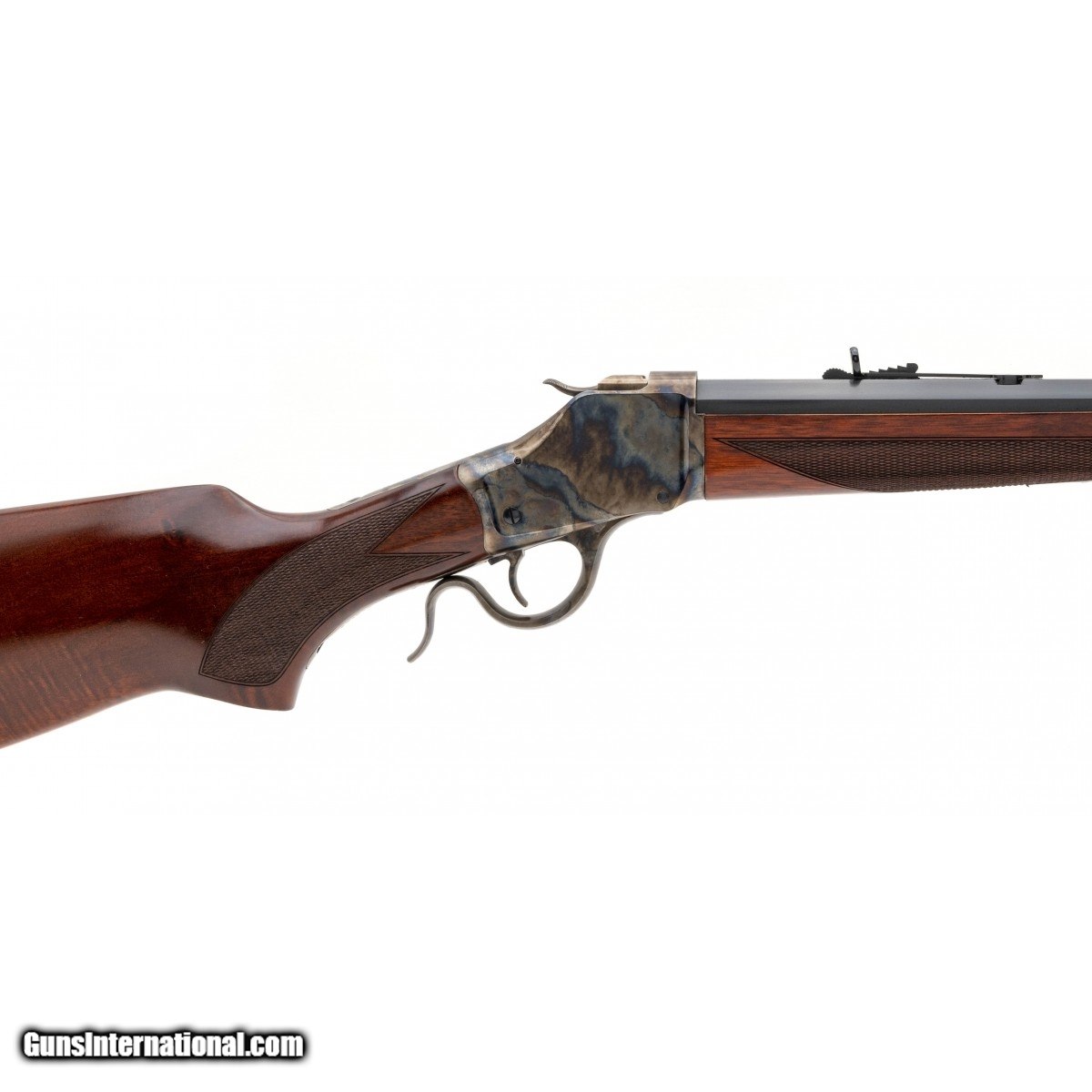 "Uberti/Cimarron Deluxe 1885 High Wall Rifle .4570 (R39305)"