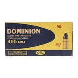 "455 Colt Cartridges by Dominon (AM1551)" - 1 of 3
