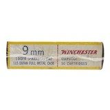 "9m/m Luger 115gr Winchester Cartridges (AM1586)" - 2 of 3
