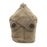 "WWII USMC Cross Strap Canteen (MM3043)" - 1 of 5