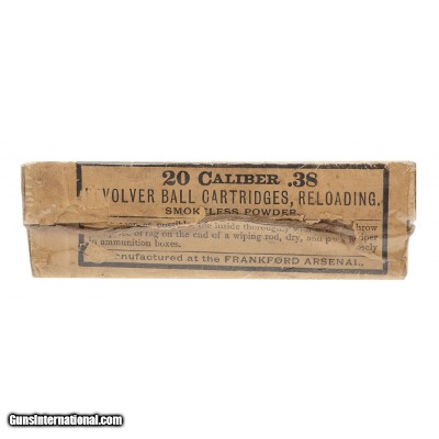 ".38 Caliber Revolver Ball Cartridges (AM1581)"
