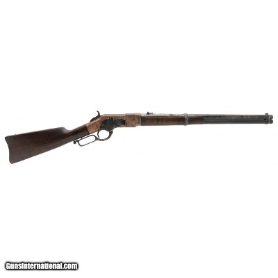 "Japanese Marked Early Winchester 1866 Saddle Ring Carbine (AW370)"