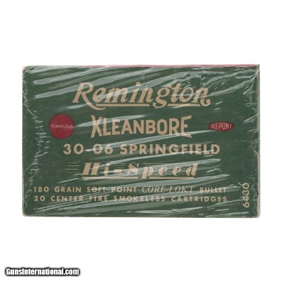 "30-06 Springfield by Remington Box Only ((AM1622)"