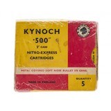 ".500 Nitro-Express 570grns by Kynoch (AM1624)" - 1 of 2