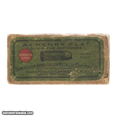 ".44 Henry (Flat) 200 Grs Bullet Empty Box (AM1607)"