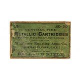 ".40-90 Ballard Rifle Empty Cartridge Box (AM1612)" - 1 of 1
