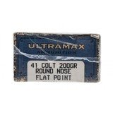 "41 Colt 200gr rd Nose Flat Point Cartridges (AM1645)" - 2 of 2