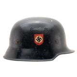 "WWII German Fire/Police Helmet (MM905)" - 1 of 6