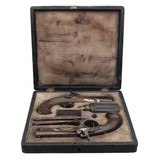 "Beautiful Factory Cased Set of Slotter Derringers (AH8368)" - 5 of 17