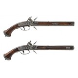 "Extremely Early Pair of Brescian Flintlock Pistols by Francino (AH8186)" - 1 of 13