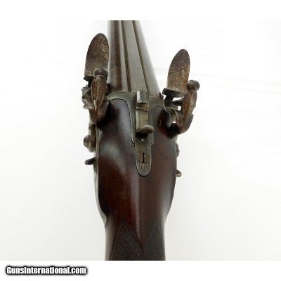 "Antique Rare British Coach Gun With Spring Loaded Bayonet by W. Jones .80 Cal (AL10199) DTX" - Image 10 of 19