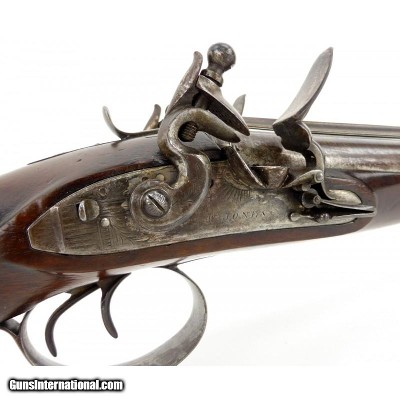 "Antique Rare British Coach Gun With Spring Loaded Bayonet by W. Jones .80 Cal (AL10199) DTX" - Image 19 of 19