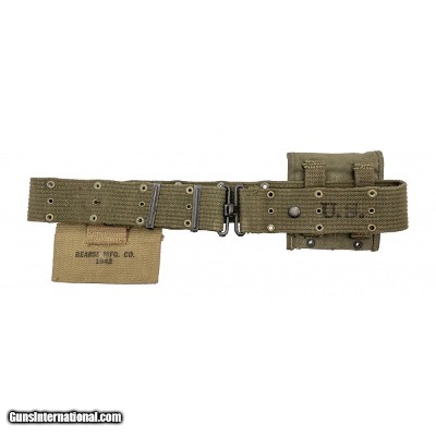 "Korean War Era Web Pistol Belt (MM3242)"