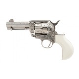 "Cimarron Doc Holiday Thunderer Engraved Revolver .45LC (PR64224) Consignment" - 1 of 6