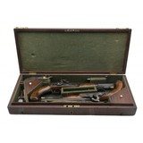 "Beautiful Set of Percussion Pistols by H. T. Cooper of New York (AH8347)" - 4 of 17