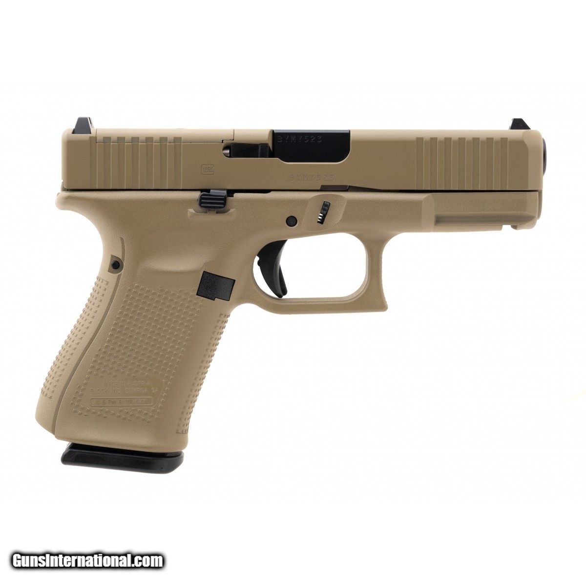 "Glock 19 MOS Gen 5 FDE Custom Pistol 9mm (NGZ3798) NEW"