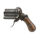 "Belgian Pinfire Pepperbox Revolver (AH8197)" - 6 of 6