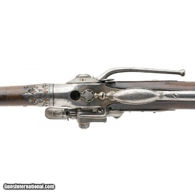 "Rare Lorenzoni Flintlock Repeater by Cecchi Brothers of Bargi (AL7563)" - Image 4 of 10