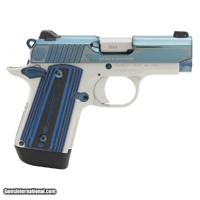 "Kimber Micro 9 Sapphire Pistol 9mm (NGZ2285) NEW"