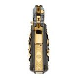 "Colt ""El Gallo Jugado"" Custom Black & Gold .38 Super (C19539) Consignment" - 4 of 7