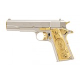 "Colt Government Custom Nickel & Gold .38 Super (C19542) Consignment" - 7 of 7