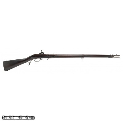 "U.S. Model 1819 Hall Breech loading rifle converted to percussion .52 caliber (AL9728)"