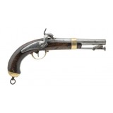 "French Model 1837 Naval percussion pistol .60 caliber (AH6785)" - 1 of 6