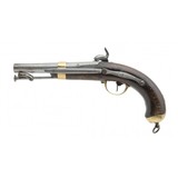 "French Model 1837 Naval percussion pistol .60 caliber (AH6785)" - 6 of 6