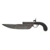 "Unmarked Knife Pistol with Unwin & Rodgers Marked Sheath (AH8364)" - 12 of 13
