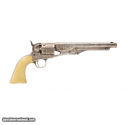 "Exceptional Cased Set of New York Engraved Colt 1860 Armies w/ New Orlans Retailor (AH8183) DTX" - Image 10 of 17
