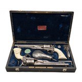 "Exceptional Cased Set of New York Engraved Colt 1860 Armies w/ New Orlans Retailor (AH8183)" - 4 of 17