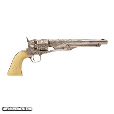 "Exceptional Cased Set of New York Engraved Colt 1860 Armies w/ New Orlans Retailor (AH8183) DTX" - Image 16 of 17