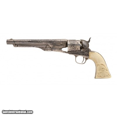 "Exceptional Cased Set of New York Engraved Colt 1860 Armies w/ New Orlans Retailor (AH8183) DTX" - Image 17 of 17