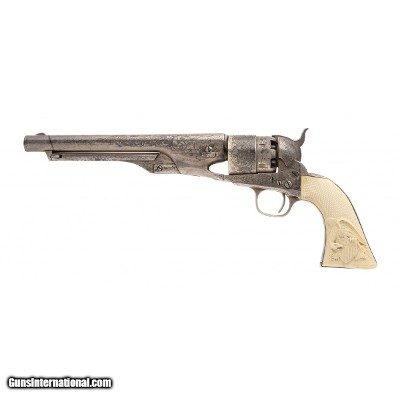 "Exceptional Cased Set of New York Engraved Colt 1860 Armies w/ New Orlans Retailor (AH8183) DTX" - Image 11 of 17
