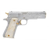 "Colt 1911A1 Custom Engraved .45 ACP Pistol (C19464)" - 1 of 6