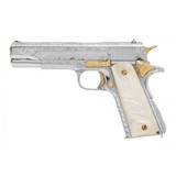 "Colt 1911A1 Custom Engraved .45 ACP Pistol (C19464)" - 4 of 6