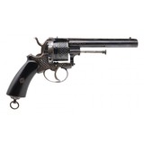 "Engraved Lefaucheux Style Revolver 12mm Pinfire (AH8446) Consignment" - 4 of 6