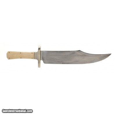 "Jimmy Lile Arkansas River Navigation Engraved Bowie (K2282)"