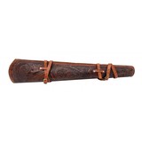 "Leather Tooled Rifle Scabbard (MIS2104)" - 1 of 2