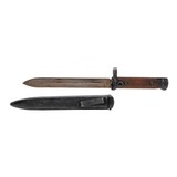 "WWII Italian Folding bayonet and Scabbard (MEW3778)" - 2 of 2