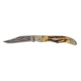 "Case Bicentennial American Spirit Engraved Folding Knife (K2326)" - 4 of 5