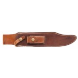 "Randall Model 12 Bowie Knife Brown Button Sheath Only (MEW3671)" - 1 of 4