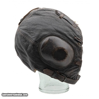 "WWII German Luftwaffe Model LKPW101 flight helmet (12348114)(DTX)" - Image 6 of 7